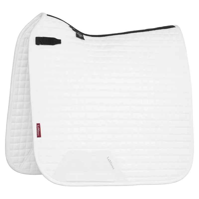 LeMieux Suede Dressage Saddle Pad - White