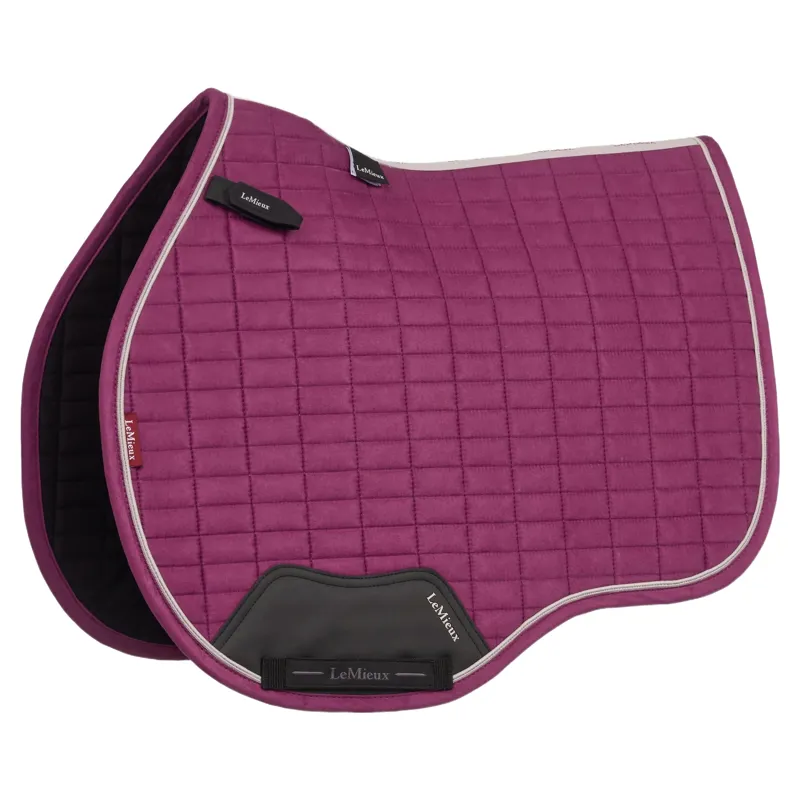 LeMieux Suede GP Saddle Pad - Blackberry