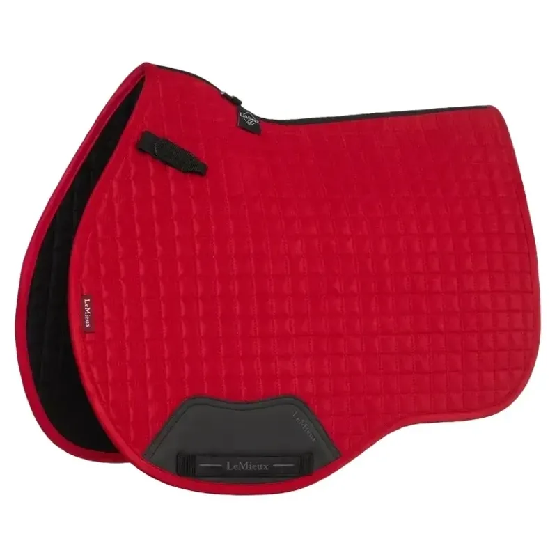 LeMieux Suede GP Saddle Pad - Chilli
