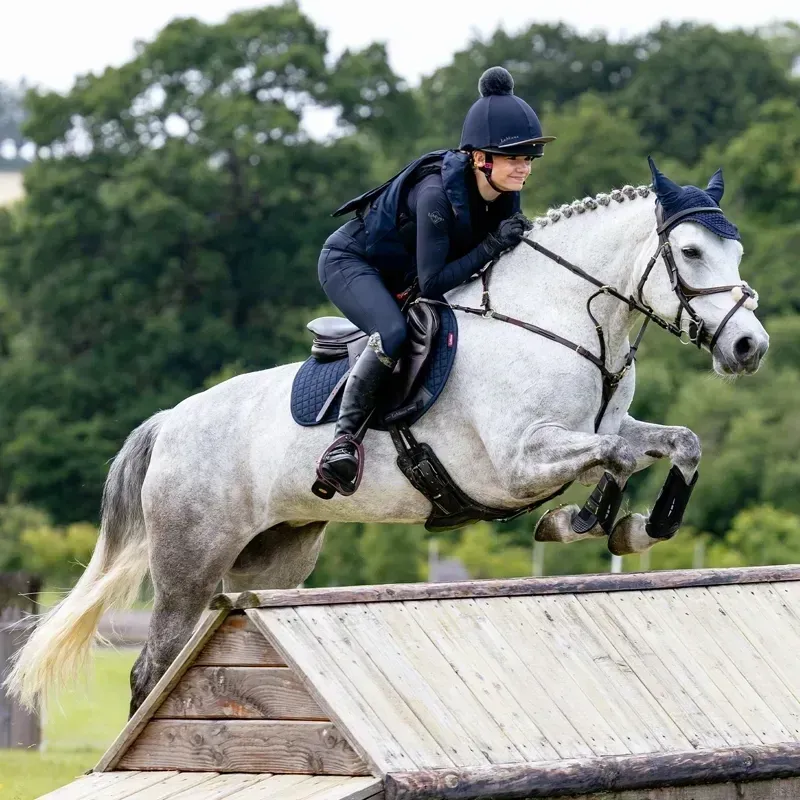LeMieux Suede GP Saddle Pad - Navy-2