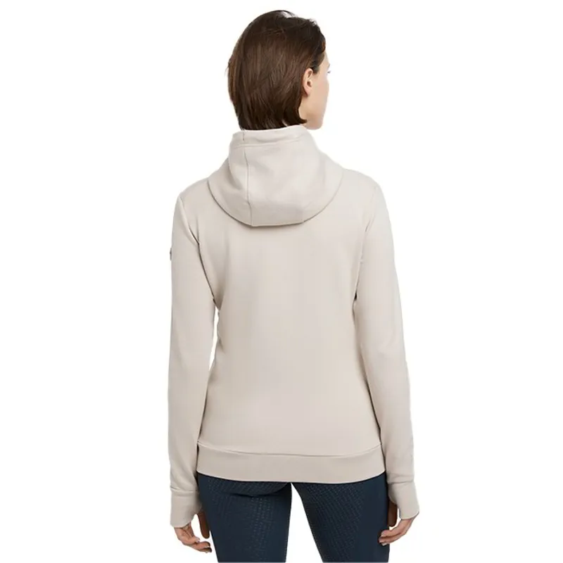LeMieux Tabi Tech Womens Full Zip Hoodie - Stone-4