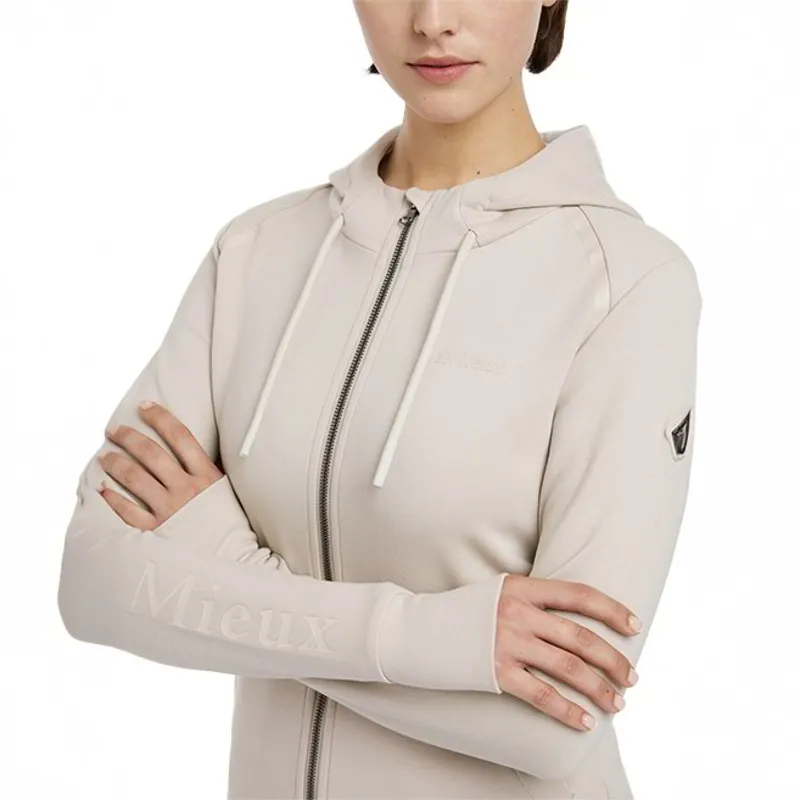 LeMieux Tabi Tech Womens Full Zip Hoodie - Stone-6