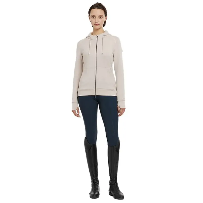 LeMieux Tabi Tech Womens Full Zip Hoodie - Stone-8