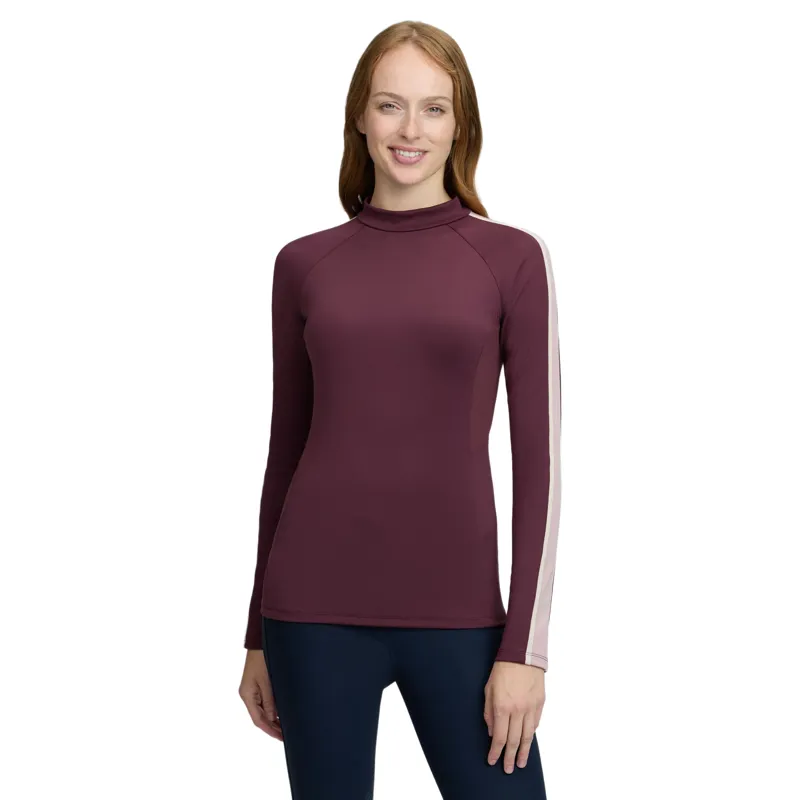 LeMieux Talia Women's Turtleneck Base Layer - Bramble