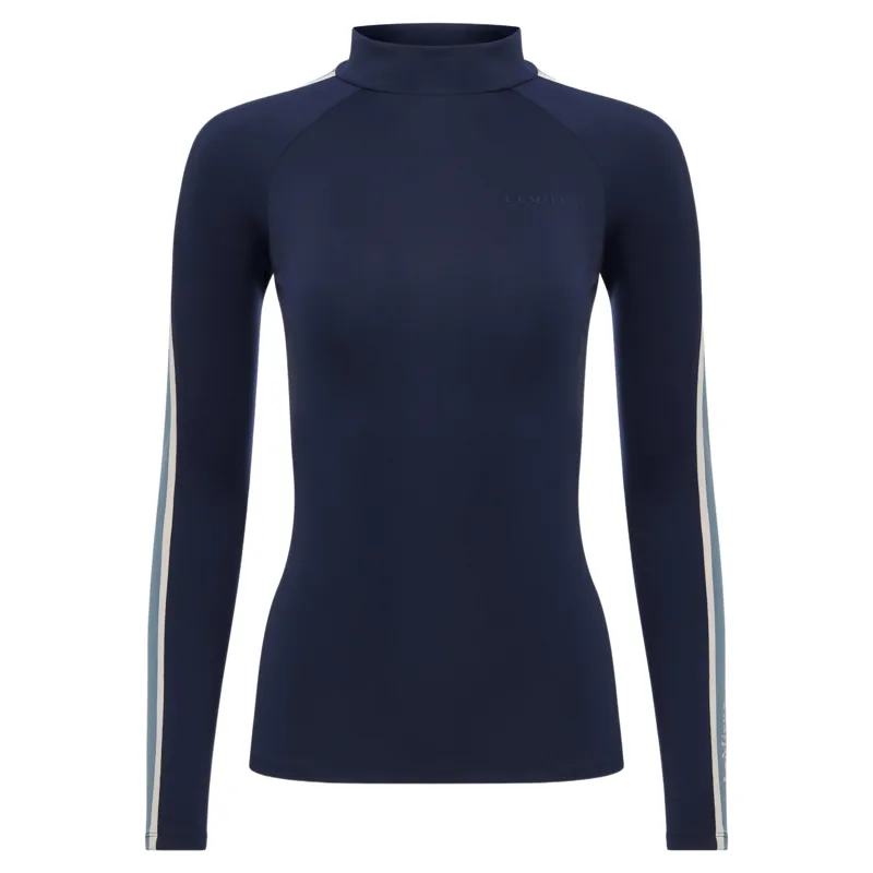 LeMieux Talia Women's Turtleneck Base Layer - Navy-2