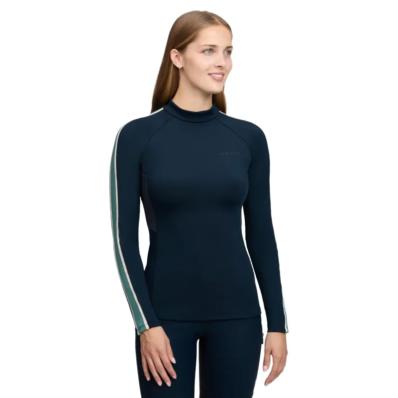 LeMieux Talia Women's Turtleneck Base Layer - Navy