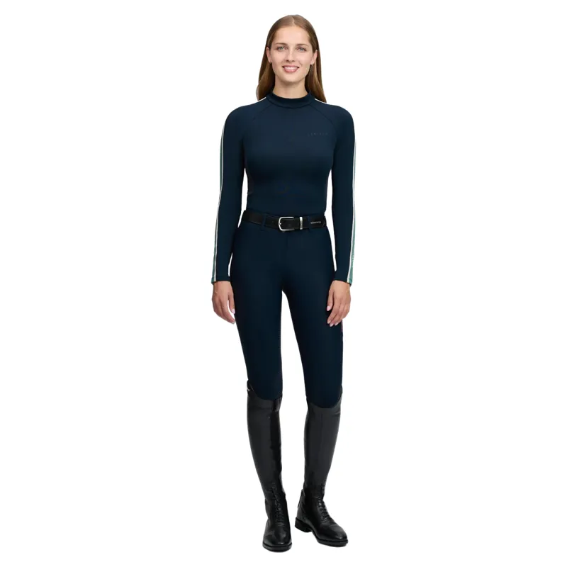 LeMieux Talia Women's Turtleneck Base Layer - Navy-5