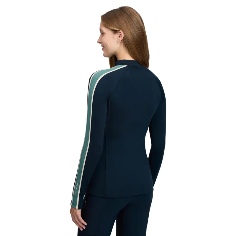 LeMieux Talia Women's Turtleneck Base Layer - Navy-3