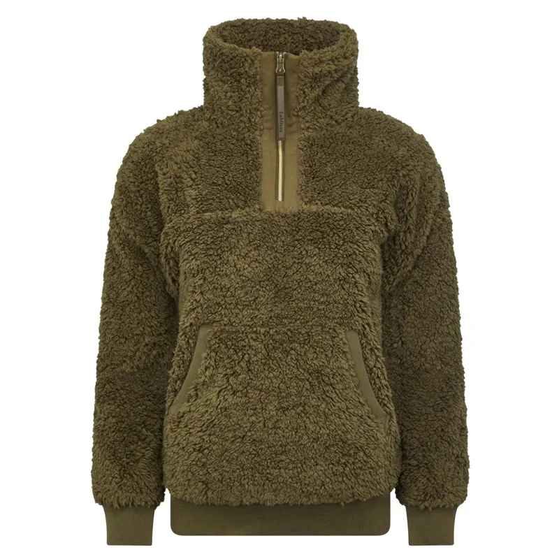 LeMieux Tara Ladies Teddy Fleece Pullover - Alpine