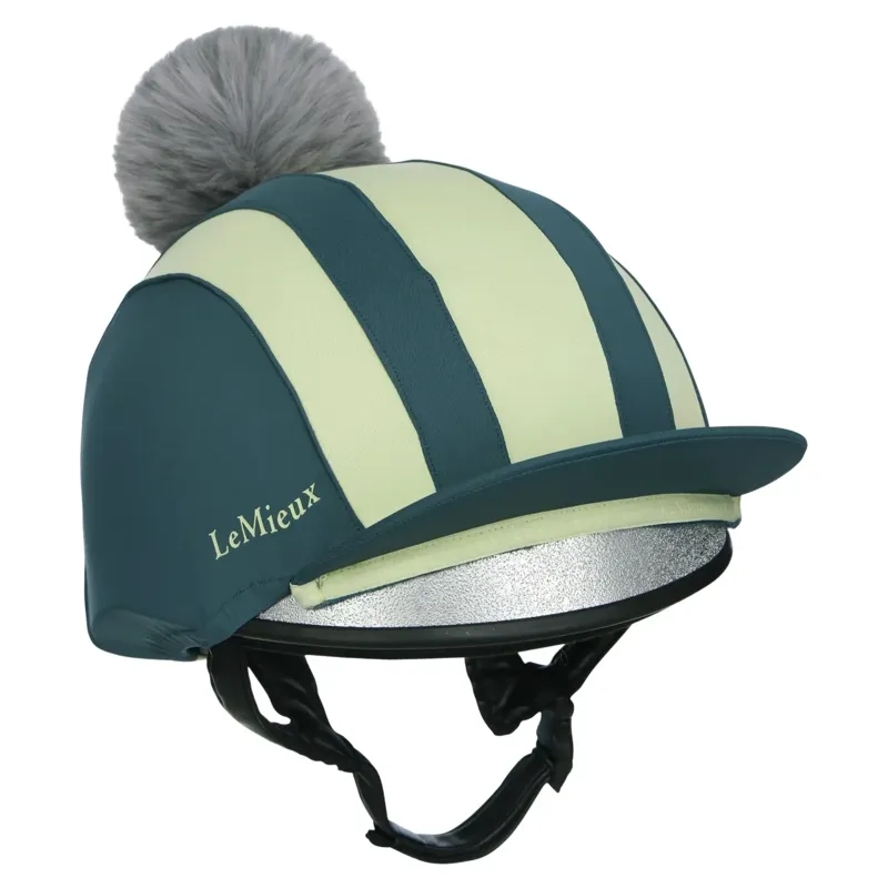 LeMieux Tempo Pom Helmet Cover - Jungle