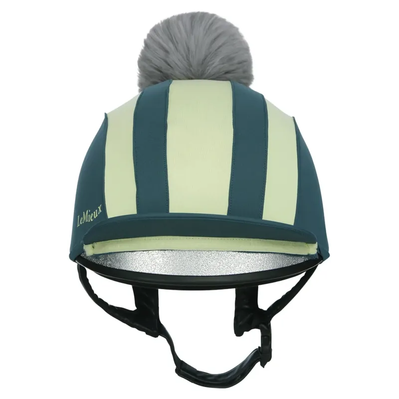 LeMieux Tempo Pom Helmet Cover - Jungle-2