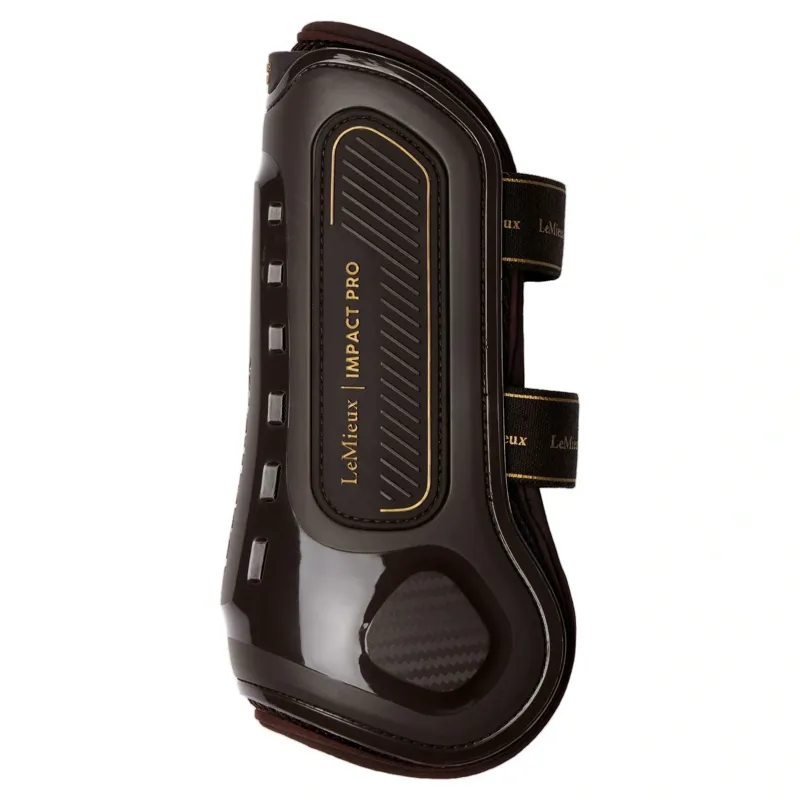 LeMieux Impact Pro Tendon Boots - Brown-2