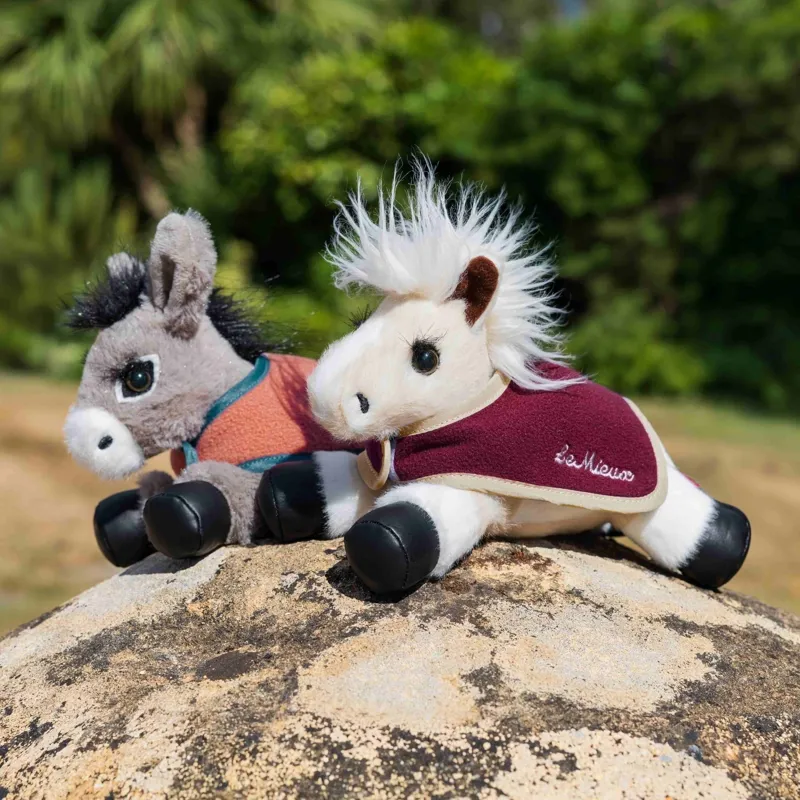 LeMieux Tiny Beanie Pony Rugs 2 Pack - Blackberry/Spiced Earth-1