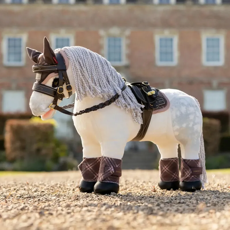 LeMieux Toy Pony Fly Hood - Heritage Cocoa-1