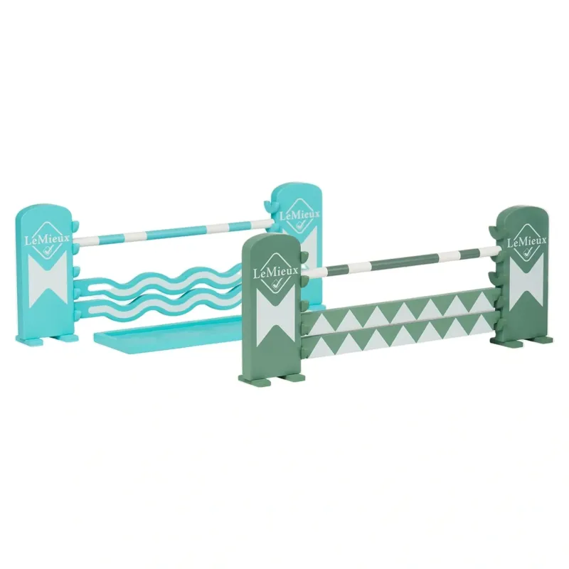 LeMieux Toy Pony Jump Set - Azure/Sage/White