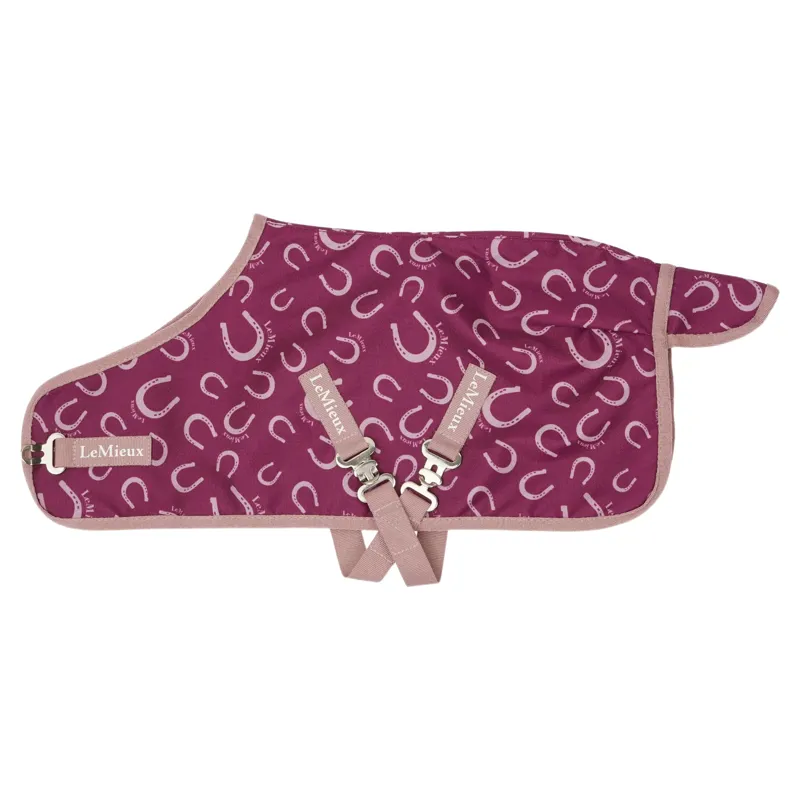 LeMieux Mini Toy Pony Rip Stop Printed Rug - Blackberry-1