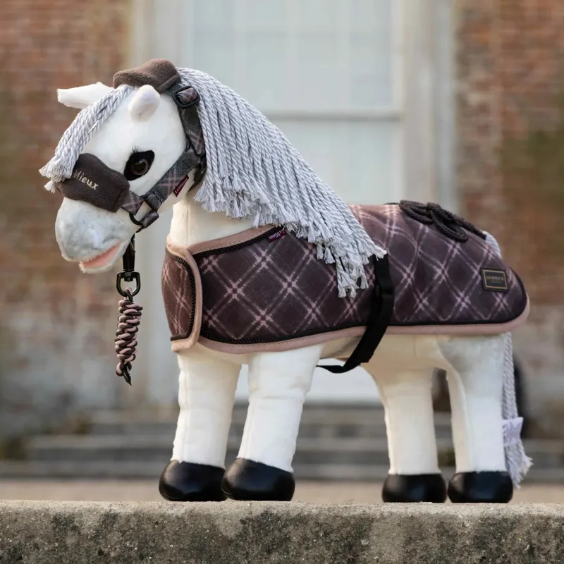 LeMieux Mini Toy Pony Heritage Show Rug - Cocoa-1