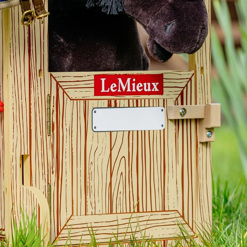LeMieux Mini Toy Pony Wooden Stable Set-4