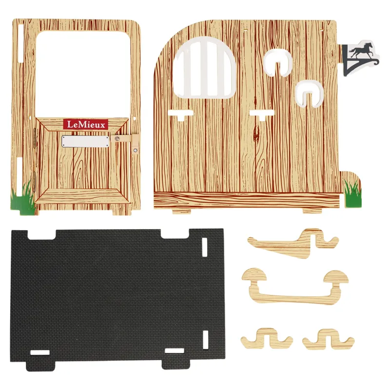 LeMieux Mini Toy Pony Wooden Stable Set-2
