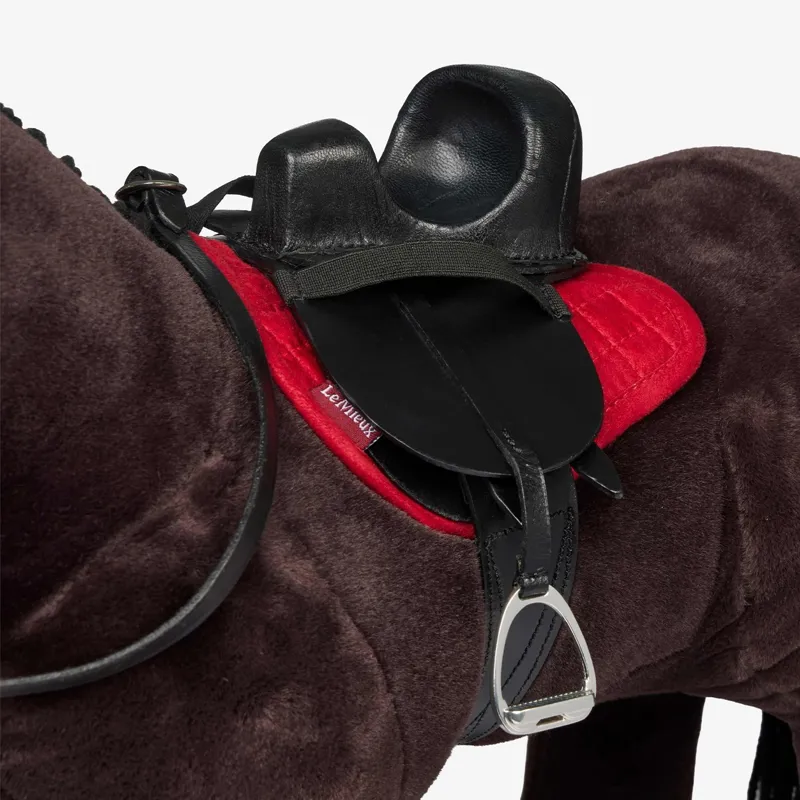 LeMieux Toy Rider Steady Saddle - Black-3