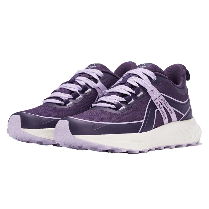 LeMieux Trax Viva Junior Waterproof Sneakers - Juniper/Lilac-1
