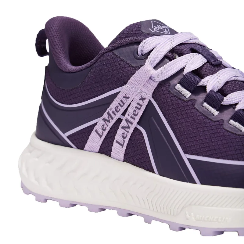 LeMieux Trax Viva Junior Waterproof Sneakers - Juniper/Lilac-5