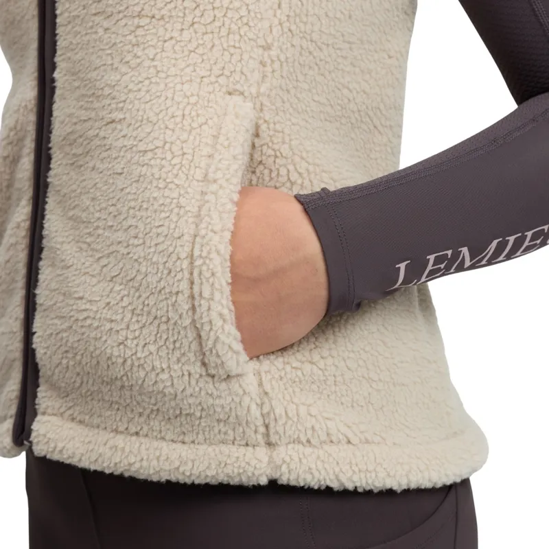 LeMieux Young Rider Trinity Teddy Vest - Almond Pre-Order-7
