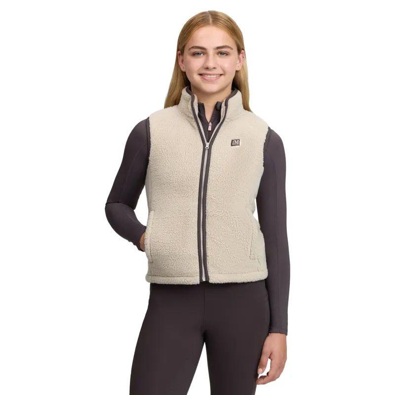 LeMieux Young Rider Trinity Teddy Vest - Almond Pre-Order