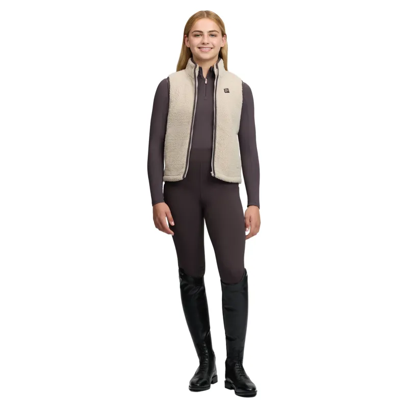 LeMieux Young Rider Trinity Teddy Vest - Almond Pre-Order-5