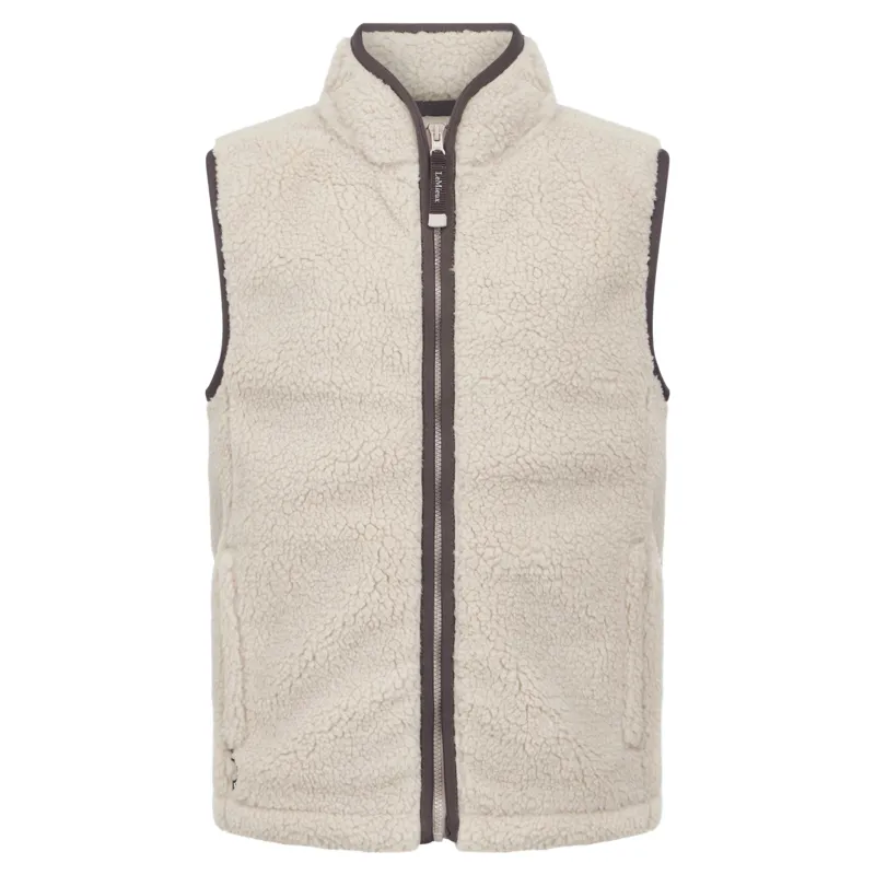 LeMieux Young Rider Trinity Teddy Vest - Almond Pre-Order-1