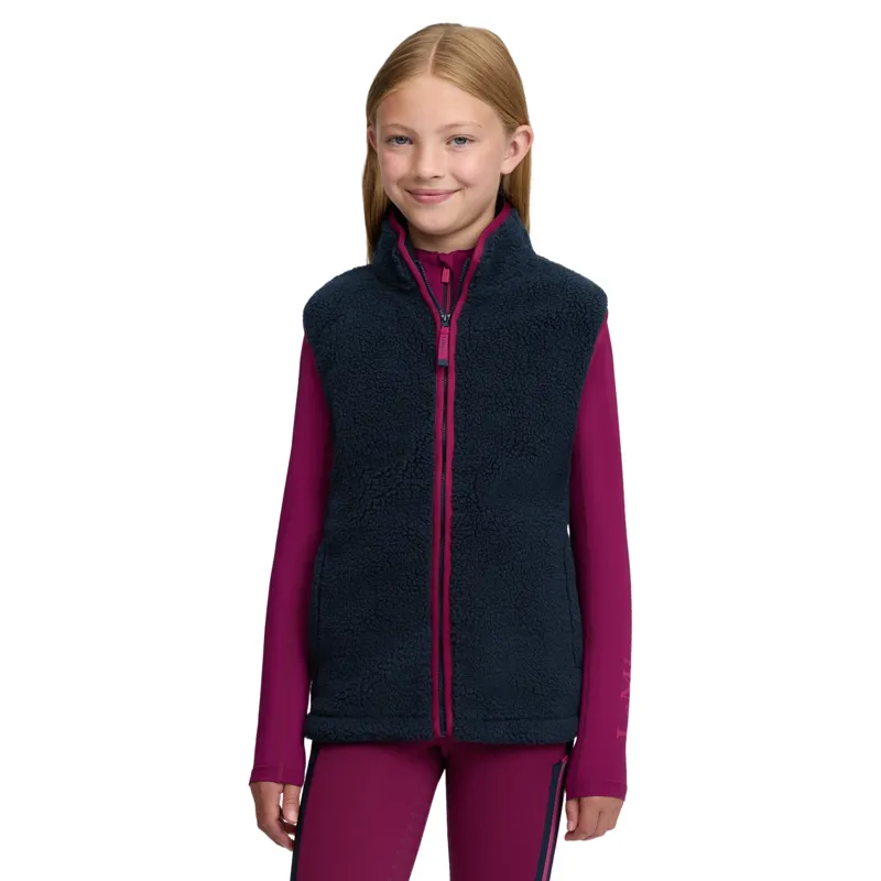 LeMieux Young Rider Trinity Teddy Vest - Navy Pre-Order