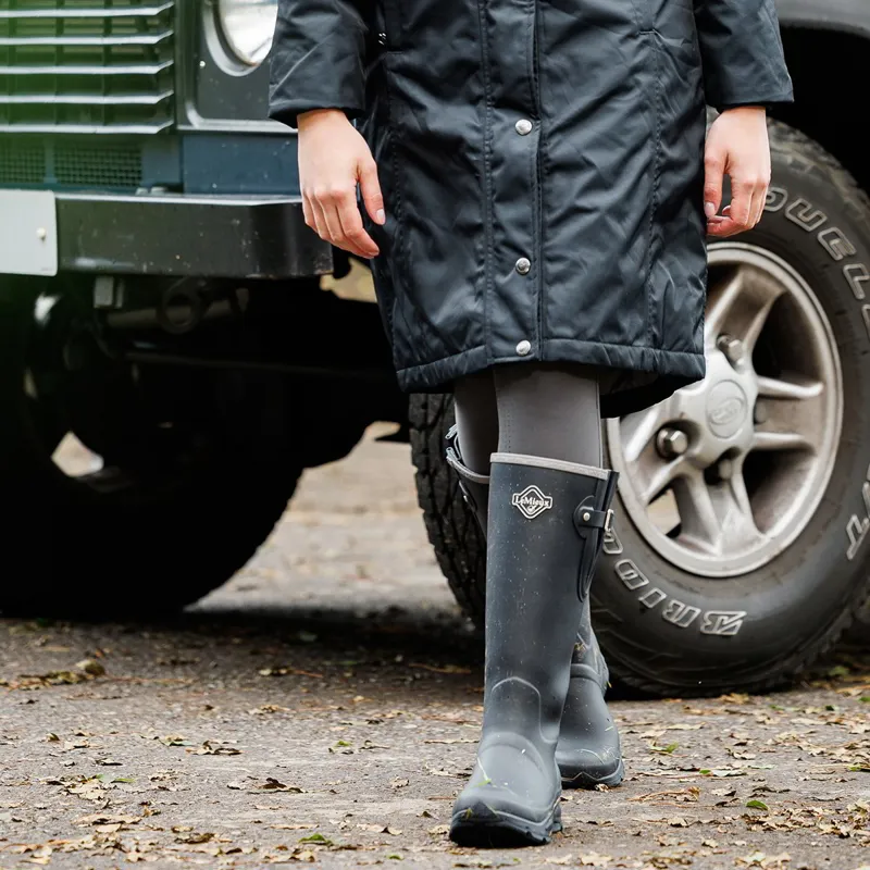LeMieux Ultra Stride Women's Neoprene Lined Rain Boots - Navy-6