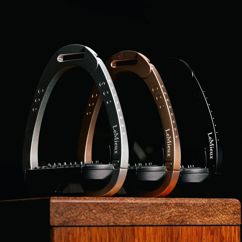 LeMieux Brilliance Vector Balance Stirrups - Aluminum-3