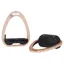 LeMieux Brilliance Vector Balance Stirrups - Rose Gold