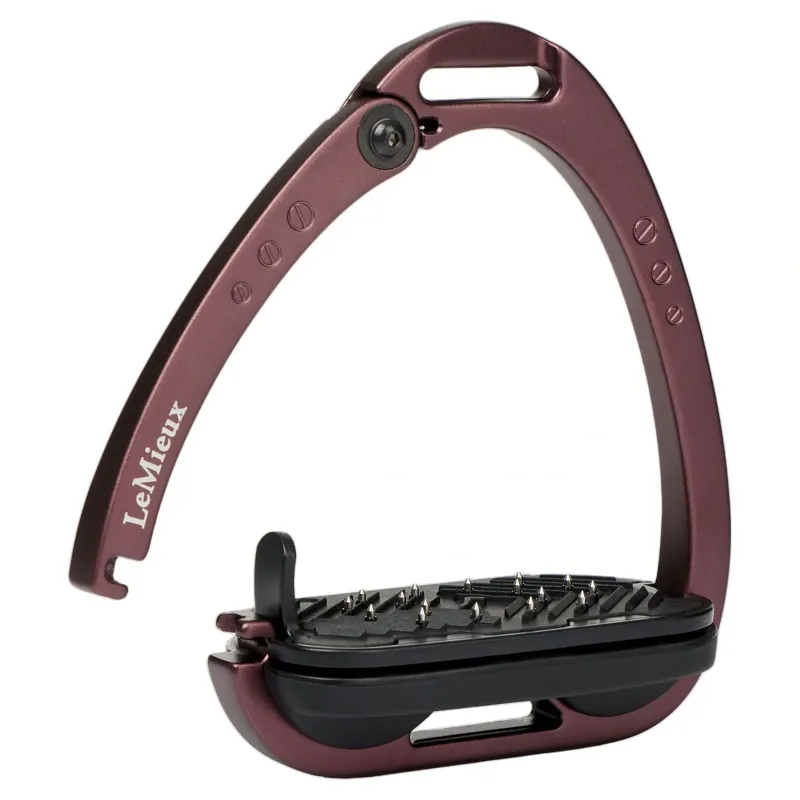 LeMieux Vector Control Flat Safety Stirrups - Auburn-1