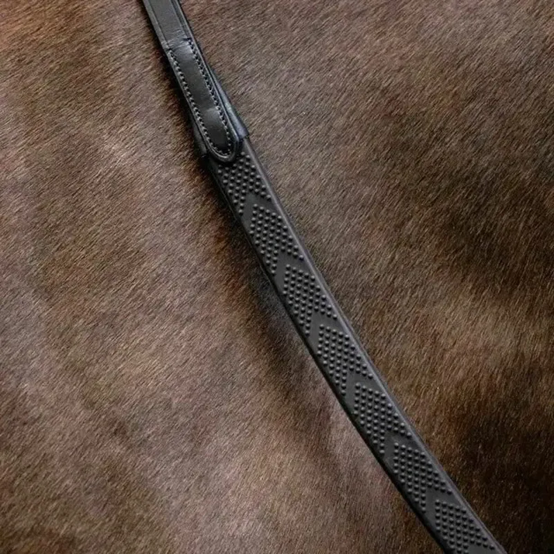 LeMieux Versa Grip Reins - Brown-1