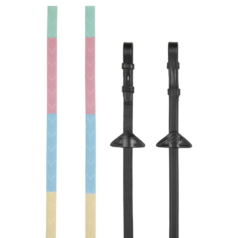 LeMieux Versa Grip Reins - Spring Pastels