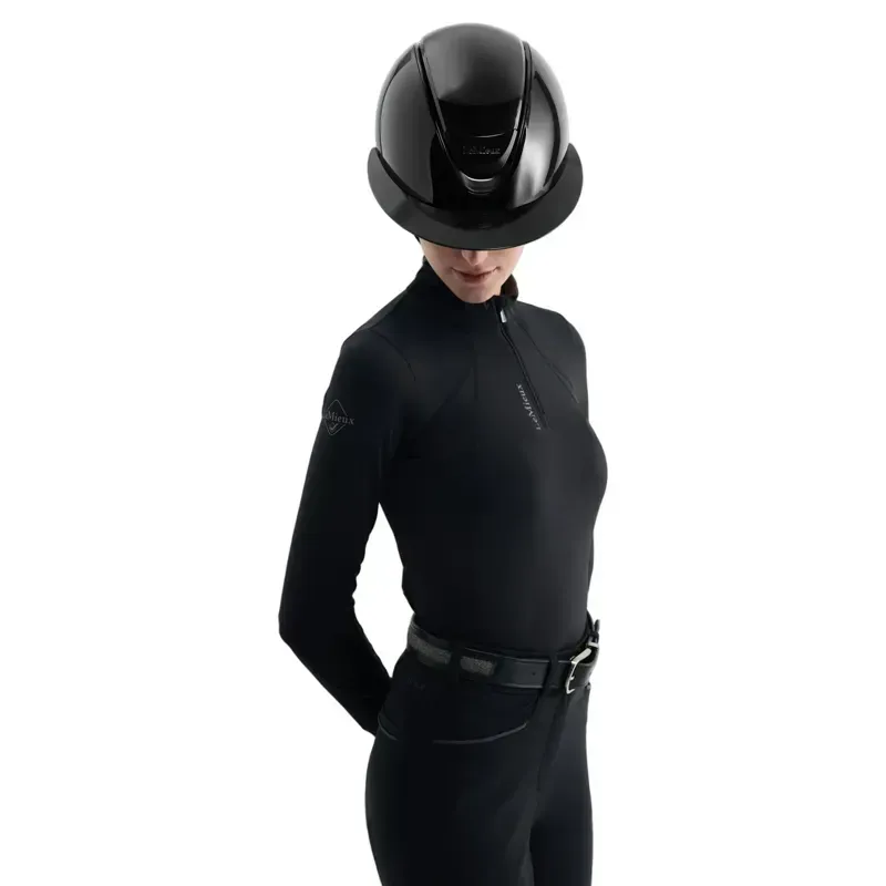 LeMieux Verv Competition Helmet - Gloss Black-2