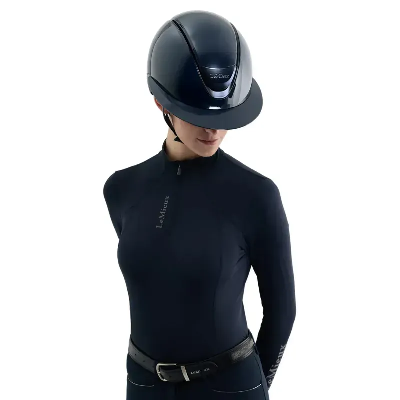 LeMieux Verv Competition Helmet - Gloss Navy-2