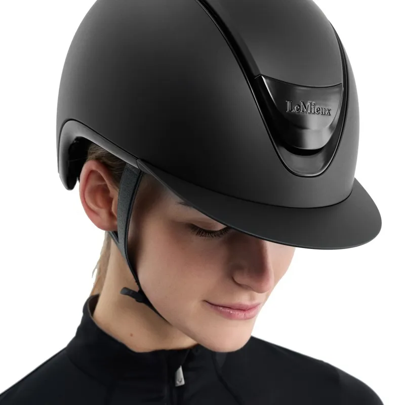 LeMieux Verv Competition Helmet - Matte Black-3
