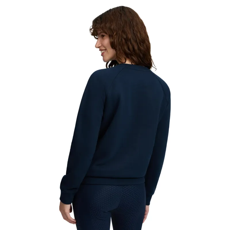 LeMieux Vida Varsity Crew Neck Women's Sweatshirt - Navy-2