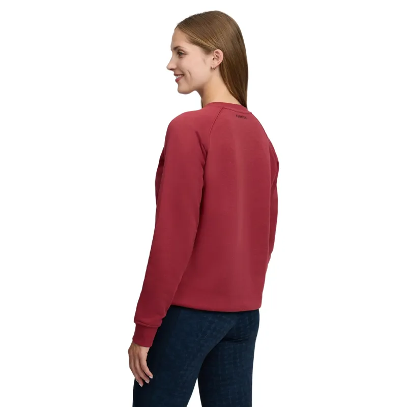 LeMieux Vida Varsity Crew Neck Womens Sweatshirt - Russet-4