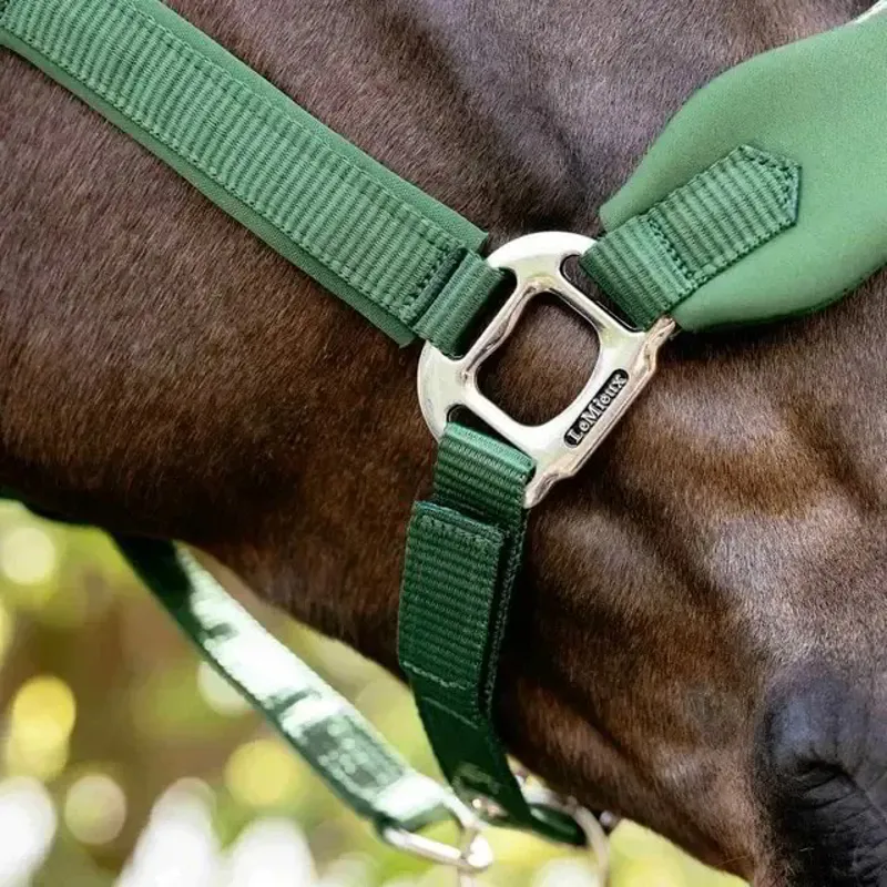 LeMieux Vogue Breakaway Halter - Hunter Green-2