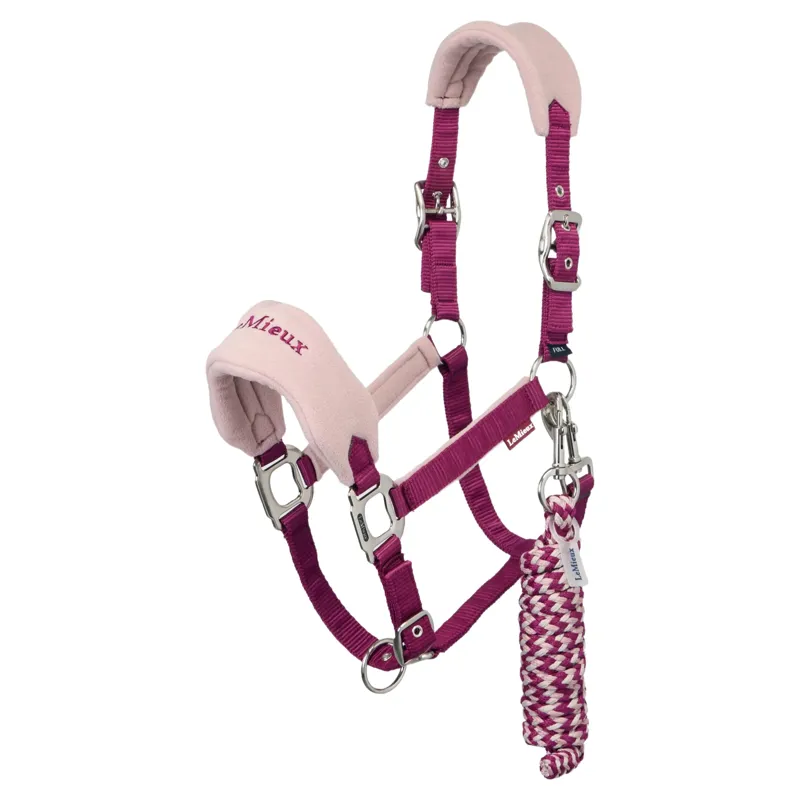 LeMieux Vogue Halter and Lead Rope Set - Blackberry