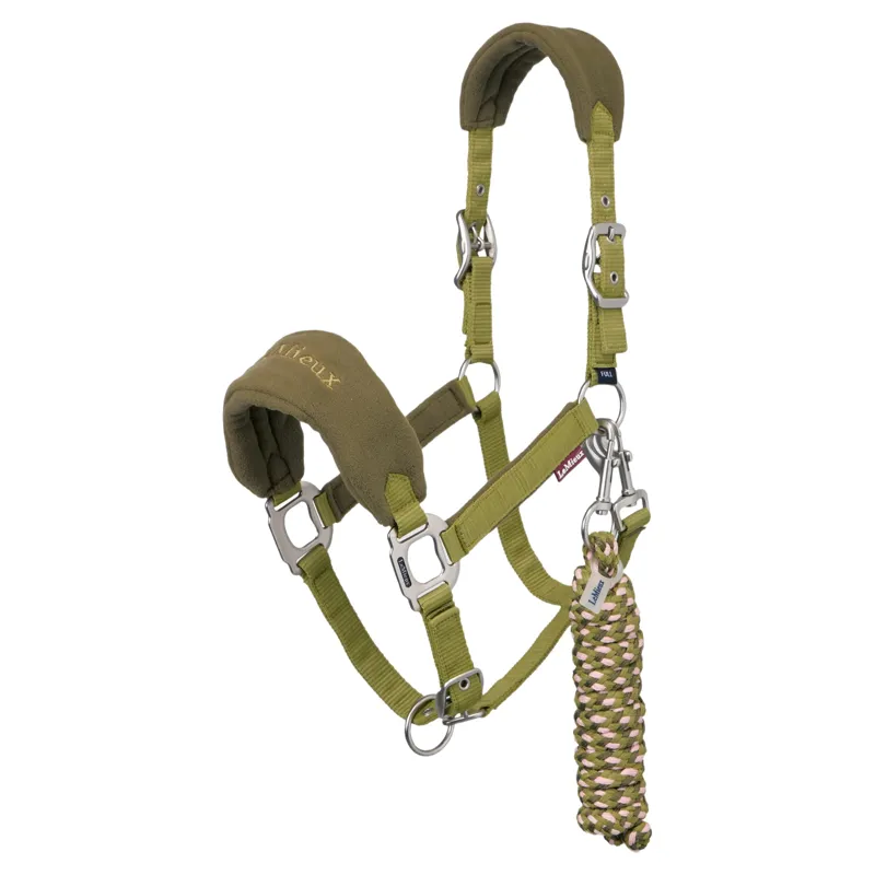 LeMieux Vogue Halter and Lead Rope Set - Gooseberry