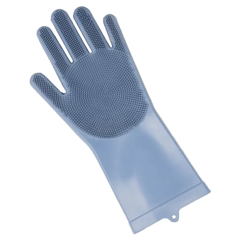 LeMieux Long-Sleeve Waterproof Washing Glove - Powder Blue