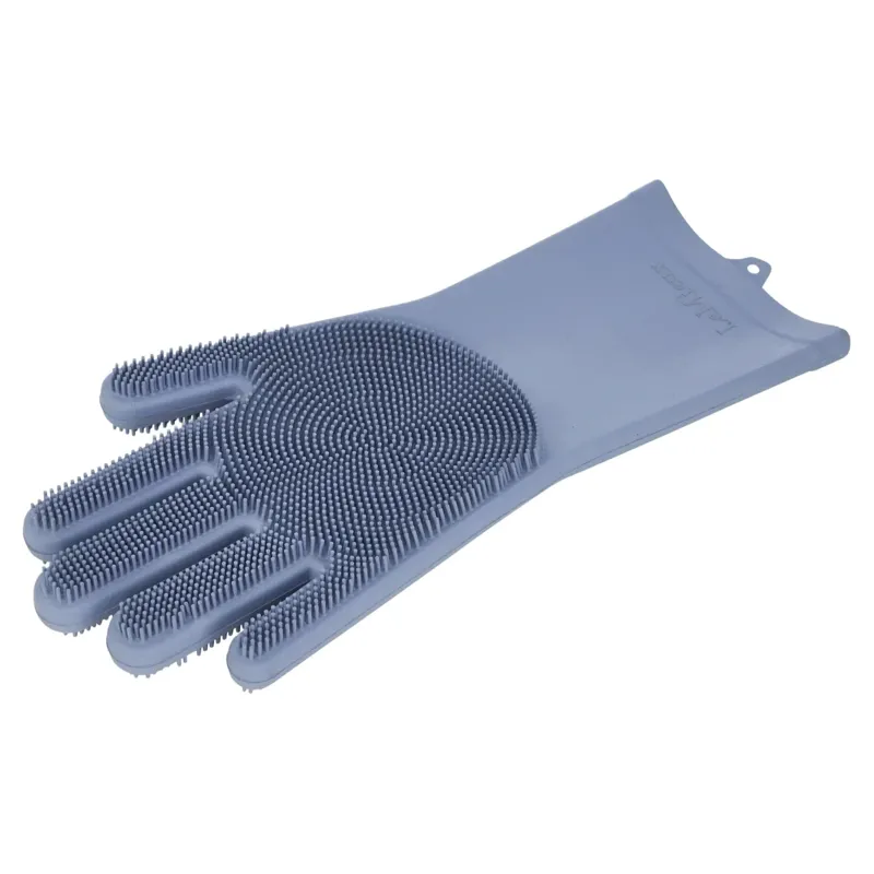 LeMieux Long-Sleeve Waterproof Washing Glove - Powder Blue-2