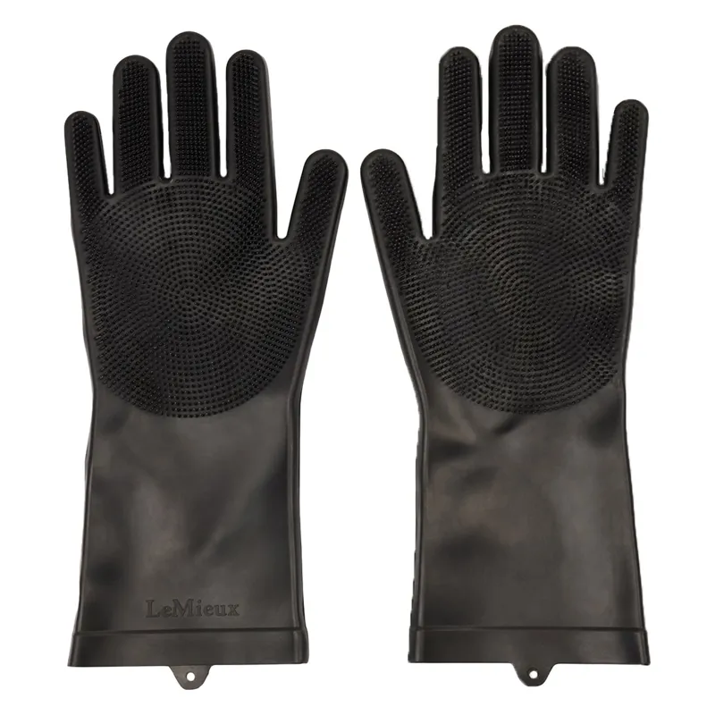 LeMieux Long Sleeve Waterproof Washing Glove - Black