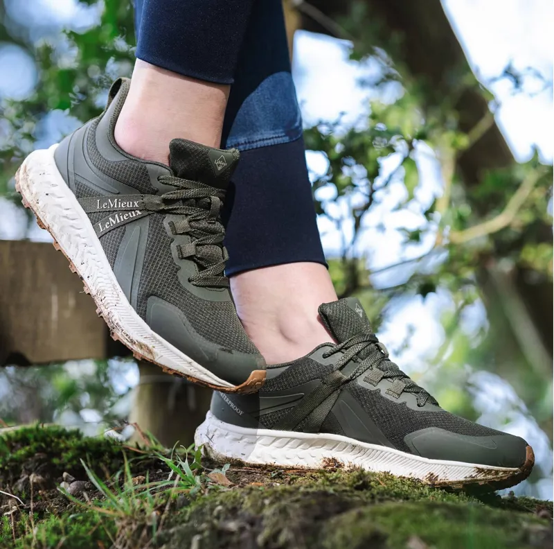 LeMieux Trax Waterproof Sneakers - Khaki-1
