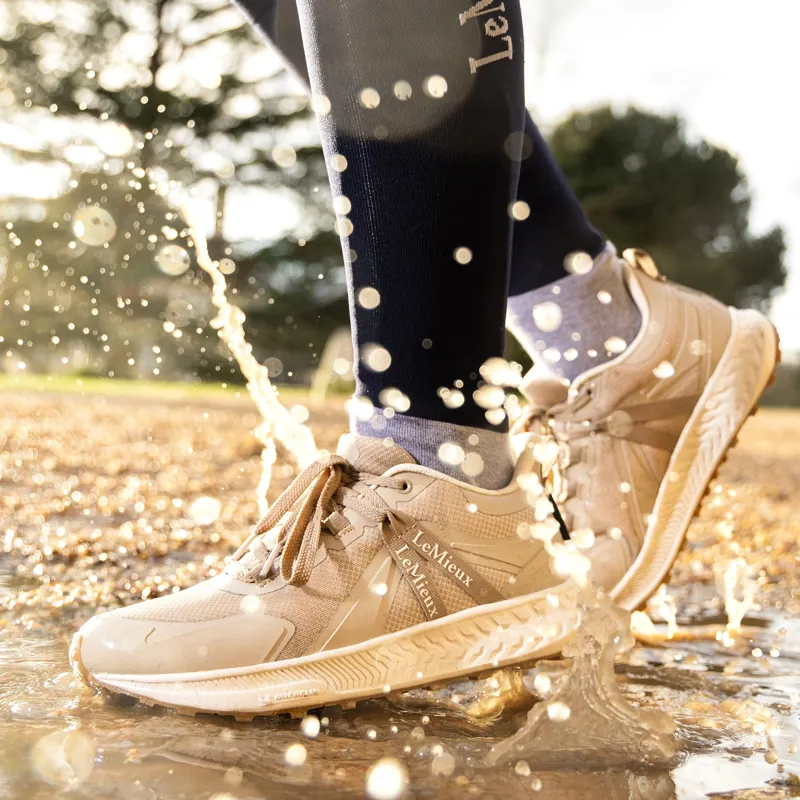 LeMieux Trax Waterproof Sneakers - Stone-3